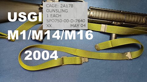 USGI Pattern M1/M14/M16/M4 Canvas Web Sling, 2004 Vintage