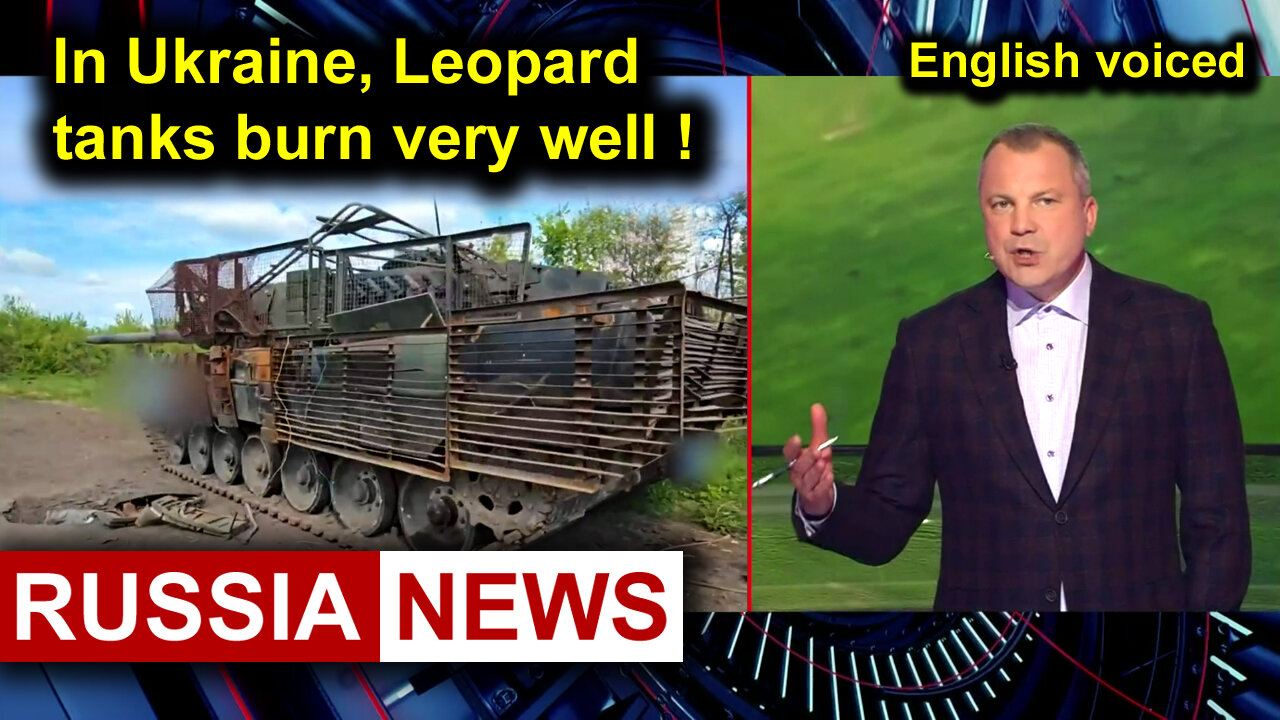 In Ukraine, Leopard tanks burn very well! Russian news