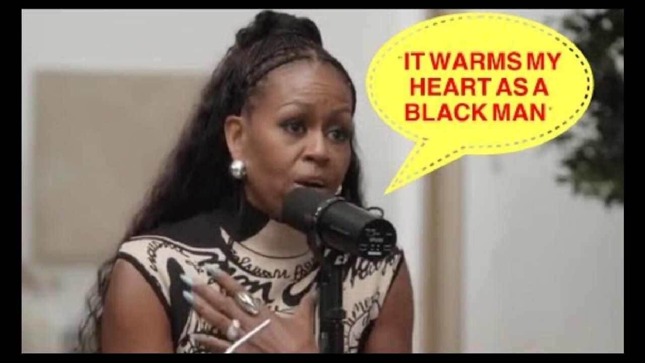 Michelle Obama says, "It Warms My Heart, especially as a Black man" ~ by Ones That Can SEE