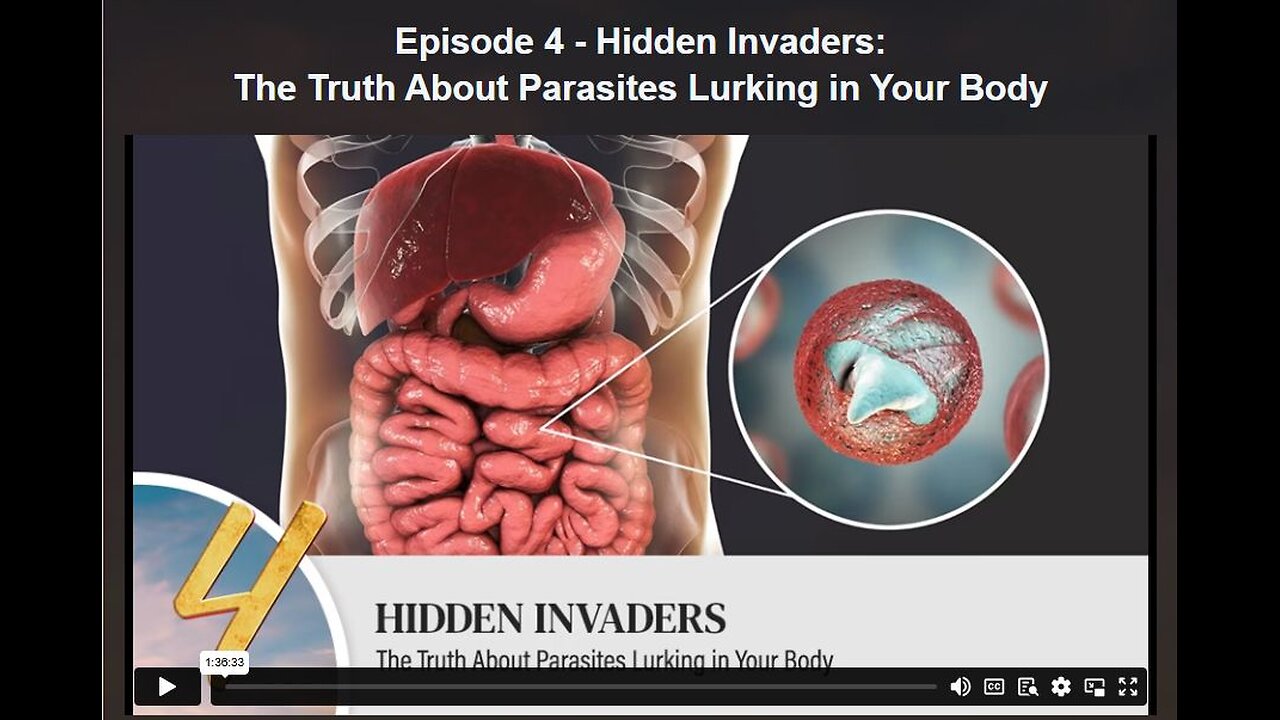 HEALING REVOLUTION SERIES: EPISODE 4- Hidden Invaders: The Truth About Parasites Lurking in Your Body