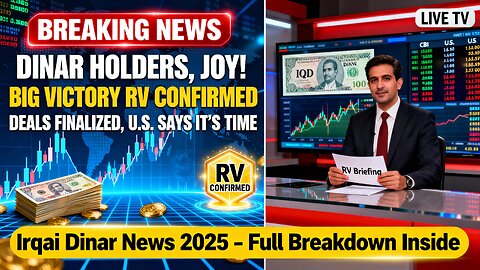 Iraqi Dinar Holders, JOY! Big Victory RV CONFIRMED Deals Finalized, U.S. Says It’s Time! 💥 IQD News
