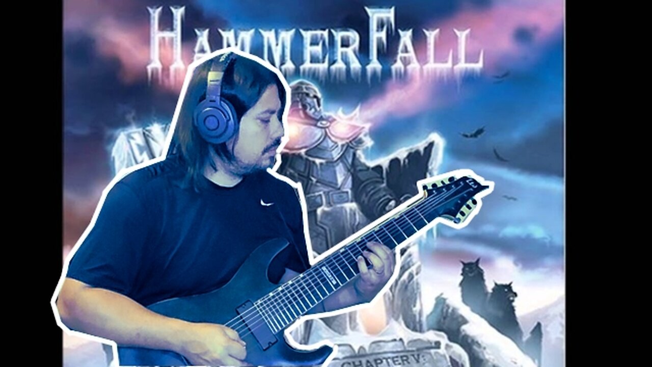 HAMMERFALL - Hammer of Justice (full guitar cover)