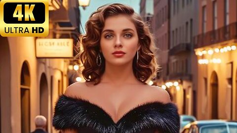 1950s Fashion and Beauty Revived: Whispers Among the Stars - 4K AI Model Lookbook | Retro Dreams