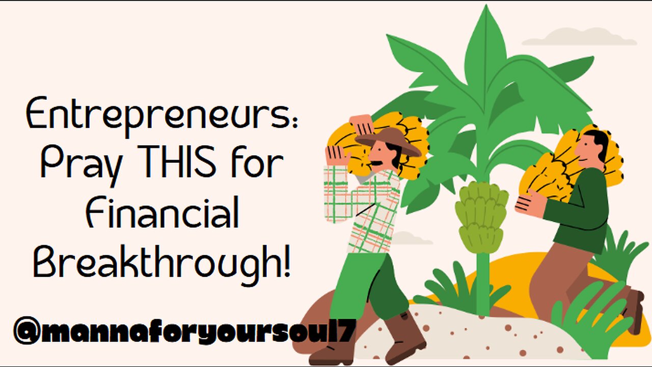 Prayer for Financial Breakthrough for Entrepreneurs | Unlock Business Blessings & Abundance