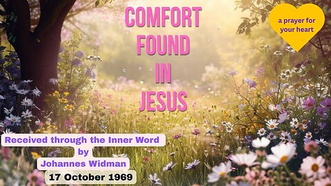JESUS — The Only Constant in Life - About Divine Comfort