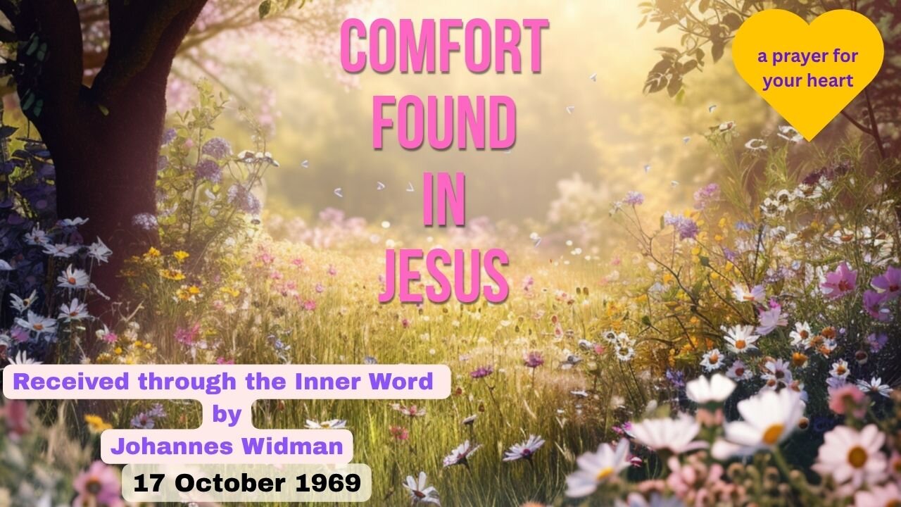 JESUS — The Only Constant in Life - About Divine Comfort