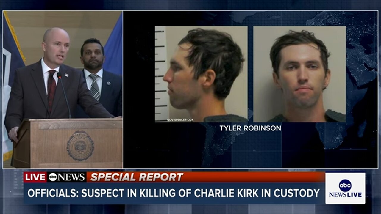 Tyler Robinson identified as suspect in death of Charlie Kirk