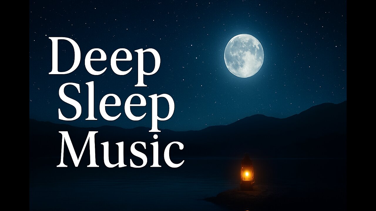 Deep Sleep Music with Black Screen 🌌 | Quiet Night | Fall Asleep Fast with Ambient Music