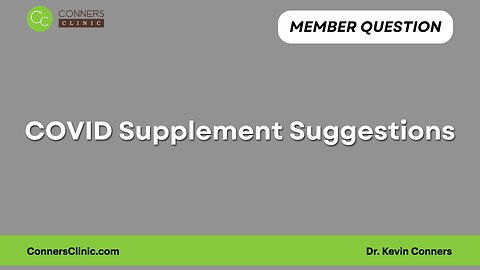 COVID Supplement Suggestions