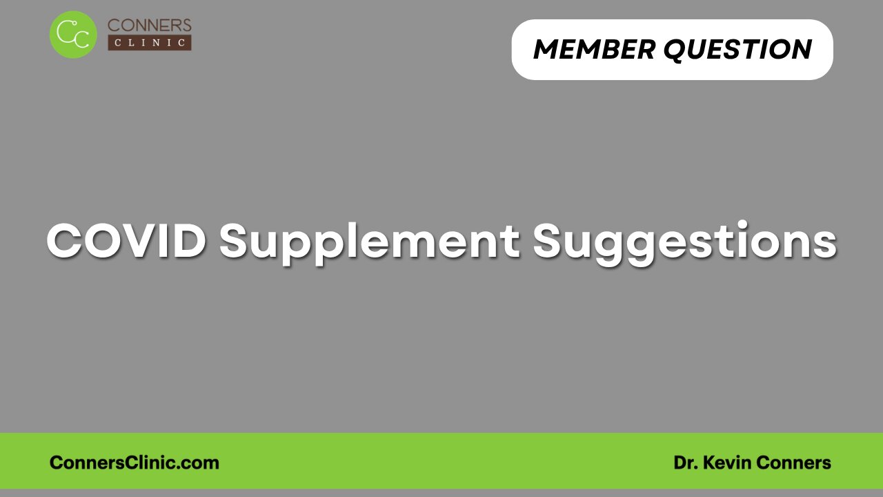 COVID Supplement Suggestions