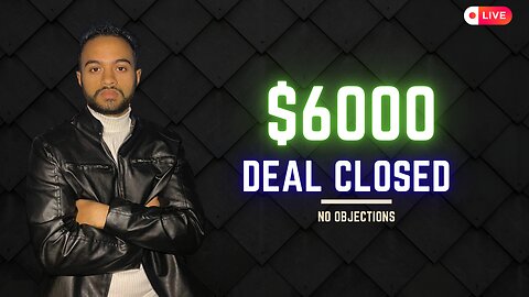 Closing a $6000 Fitness Deal ( LIVE FOOTAGE )