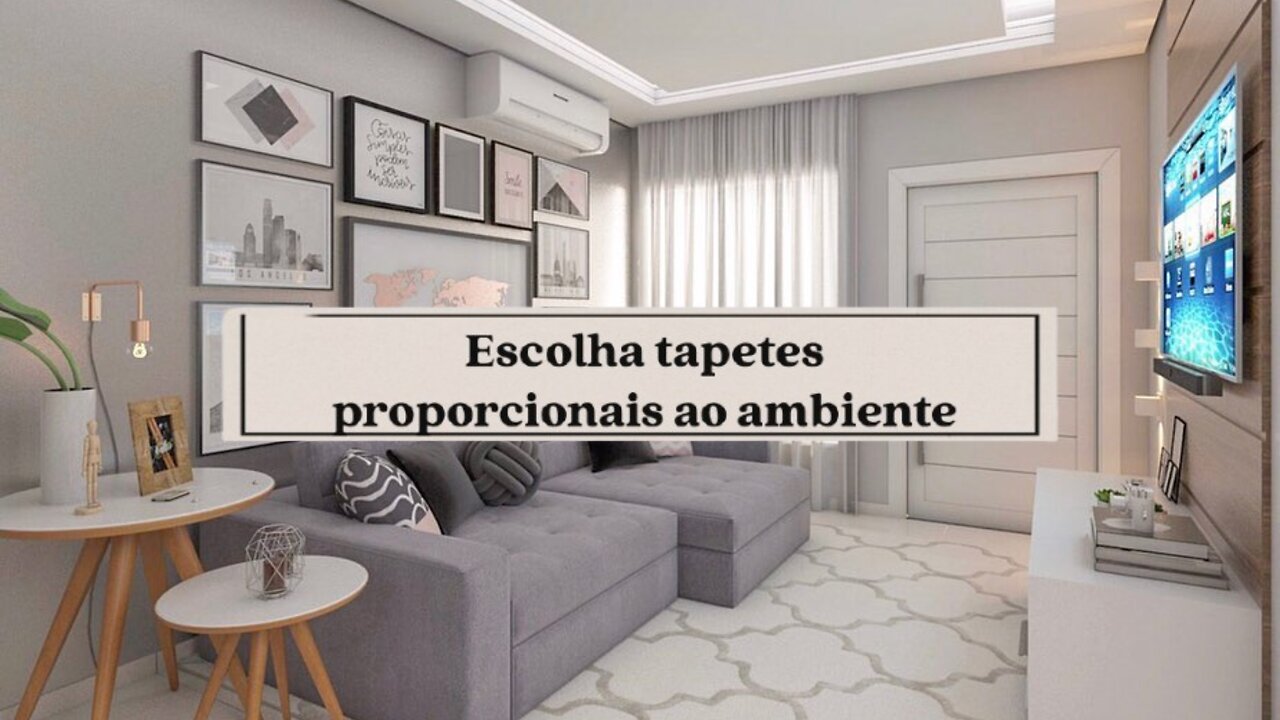 Tapete Ideal: Como Escolher o Tamanho Certo para sua Sala Pequena #shorts #tapete #sala