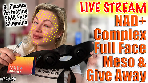 Live NAD+ Complex Full Face Meso, EMS Face Slimming and Give Away! AceCosm and code Jessica10 Saves