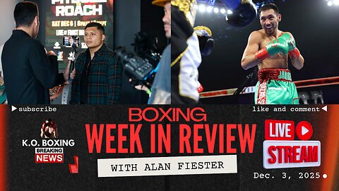 LIVE @ 9 AM CST. 12/3/25 - “‘Big Rattlesnake’: Bradley Warns Roach About Cruz’s Early Pressure