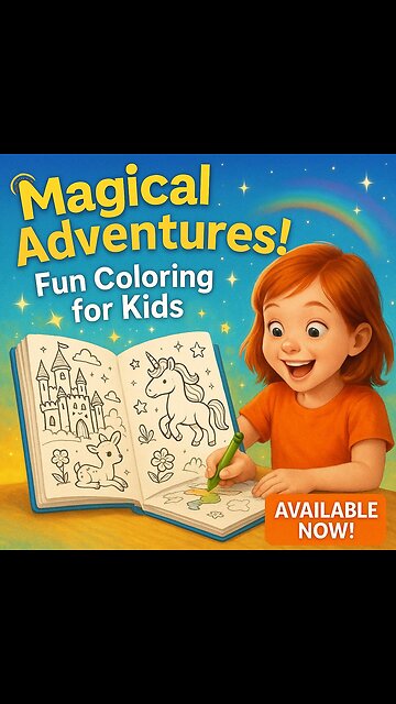 “The Magical Coloring Book Your Kids Will Love! | Screen-Free Fun & Creativity”