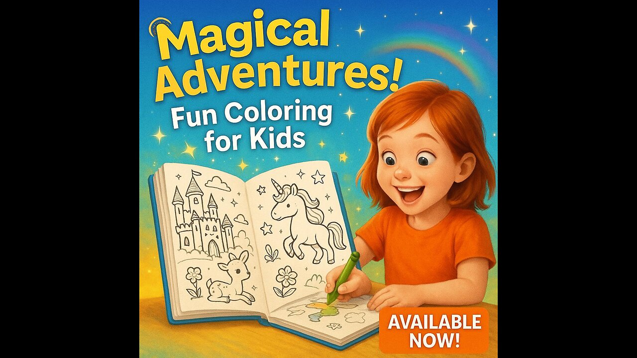 “The Magical Coloring Book Your Kids Will Love! | Screen-Free Fun & Creativity”