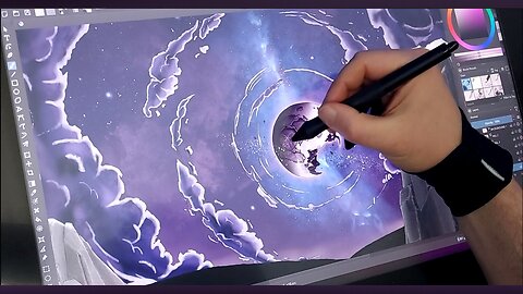Drawing: Night Sky (Timelapse)
