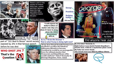 Q 17 Kennedy Trump te lo muestran TODO impactando tu cara curando tu ignorancia