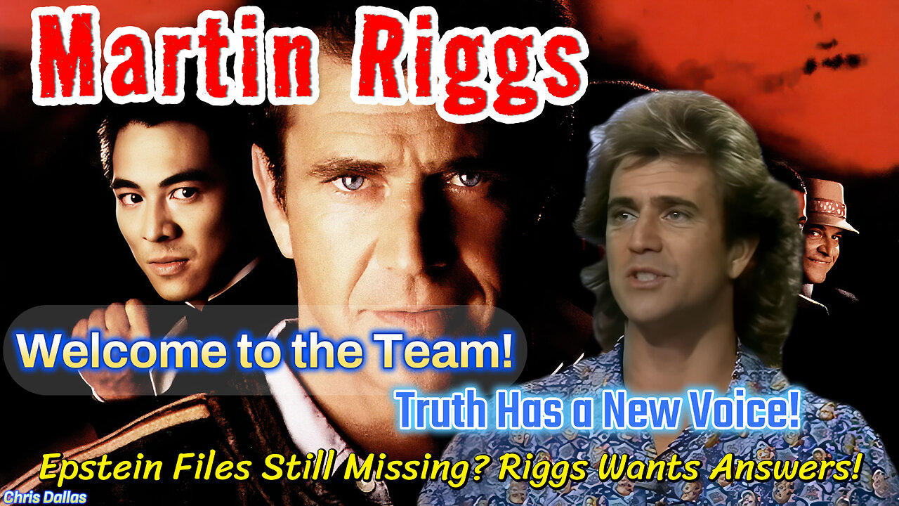 Martin Riggs Welcome To The Team! Truth Has A New Voice! Epstein Files Missing? Riggs Wants Answers!