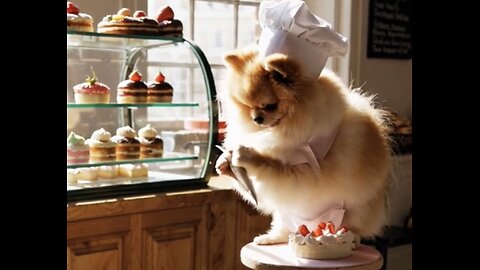 Pomeranian Pastry Chef in 5 Seconds