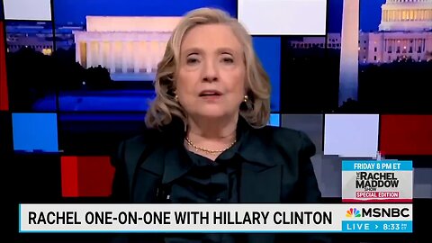 Hillary Clinton says that US citizens should be “put in prison” for posting misinformation..
