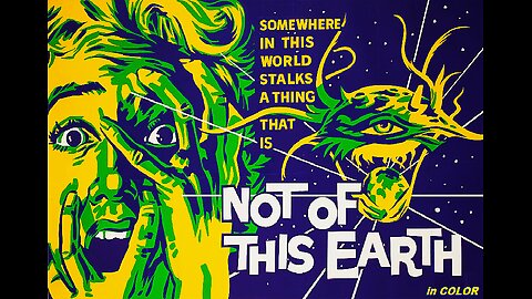 NOT OF THIS EARTH 1957 Roger Corman's Nightmare Inducing Space Vampires FULL MOVIE in HD