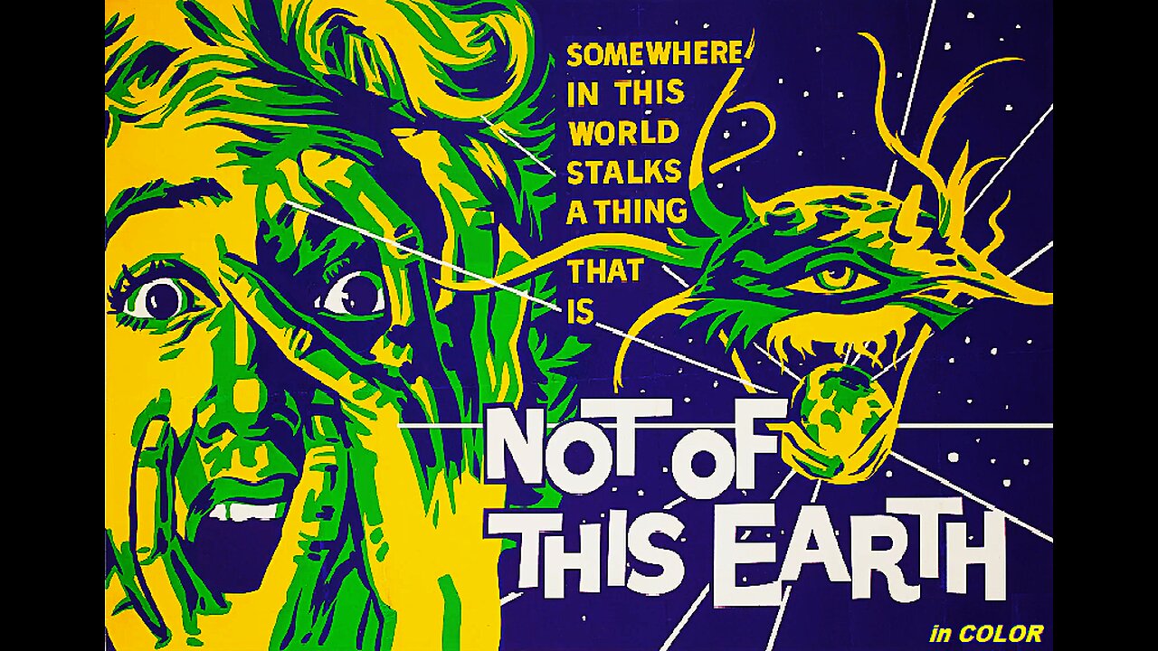 NOT OF THIS EARTH 1957 Roger Corman's Nightmare Inducing Space Vampires FULL MOVIE in HD