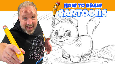 How to Draw a Simple Cartoon Cat