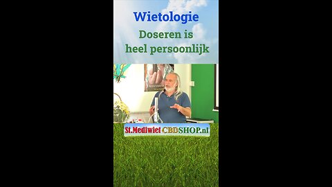 Doseren is heel persoonlijk
