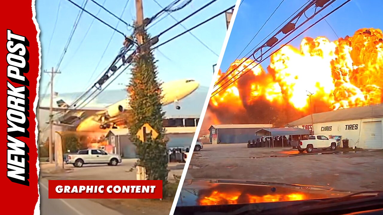 New dashcam video shows different angle of UPS plane crash