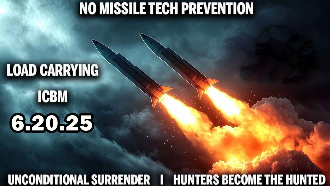 And We Know 6.20.25: Hunters Become The Hunted, Unconditional Surrender, Tucker/Cruz Fireworks