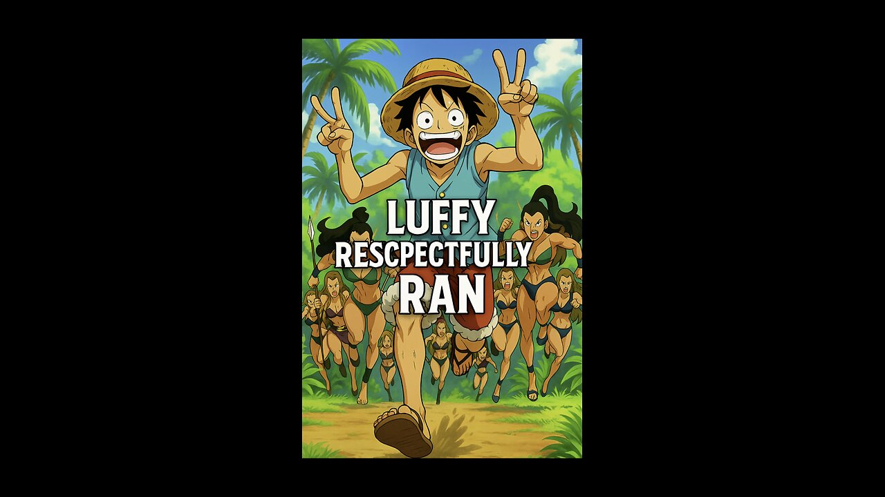 Luffy Respectfully Ran. #onepiece #strawhats #eloypiece #amazonlily #sanji