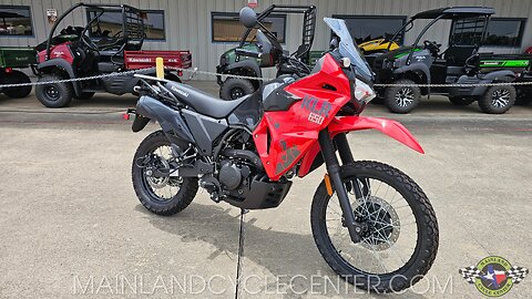 2024 KAWASAKI KLR 650 RED WALK-AROUND