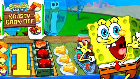 Spongebob Krusty Cook Off - Gameplay Walkthrough | Kamal Gameplay | Part 1 (Android, iOS)
