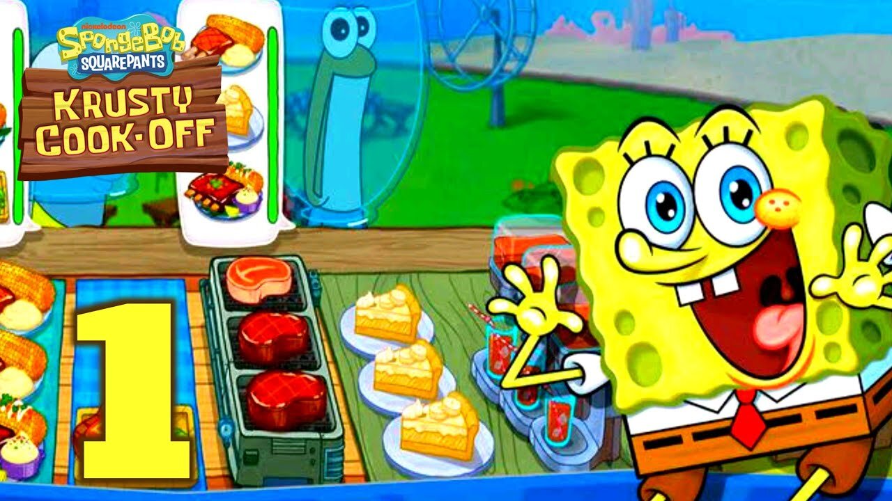 Spongebob Krusty Cook Off - Gameplay Walkthrough | Kamal Gameplay | Part 1 (Android, iOS)