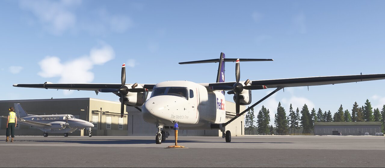 Cessna 408 Cargo flights around Western Canada / MSFS 2024