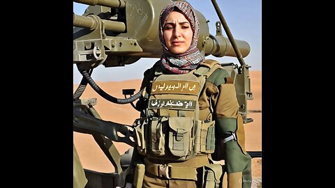 Inside the Life of Iran's Female Heavy Machine Gunner in the Desert