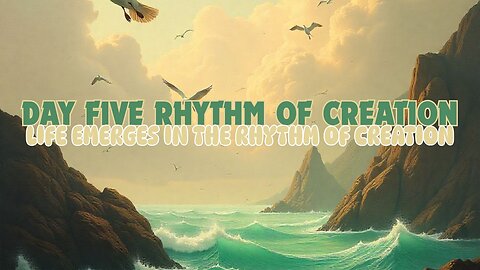 Day Five Rhythm of Creation #creation #creationofadam #godscreation #godiseternal #godtime