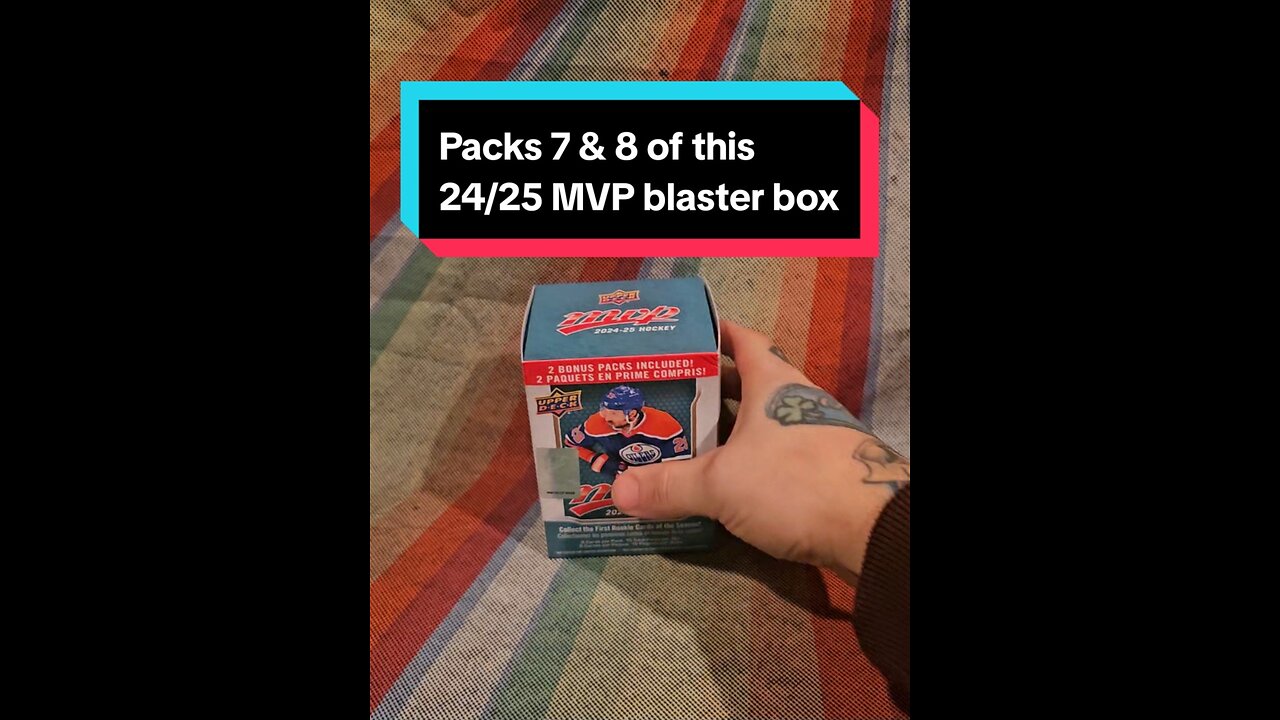 Packs 7 & 8 of this 24/25 MVP blaster box