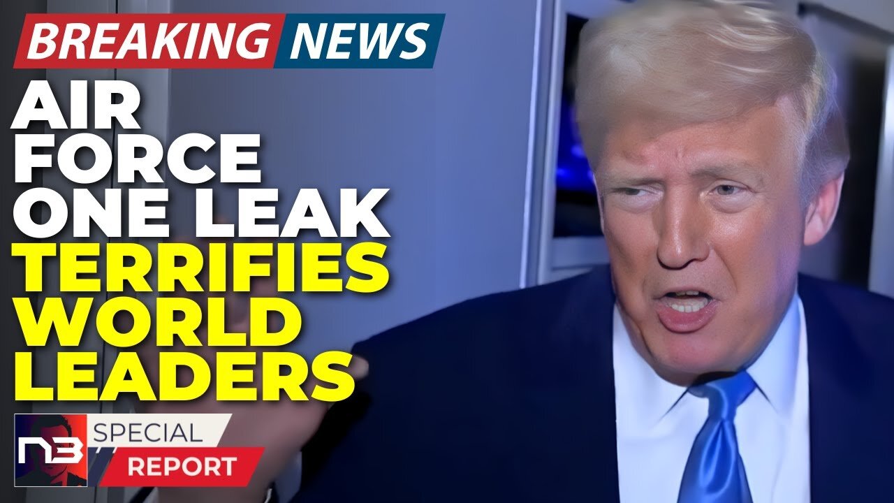 🚨 BREAKING: Air Force One RECORDING LEAKED — What Trump Said Has World Leaders TERRIFIED!
