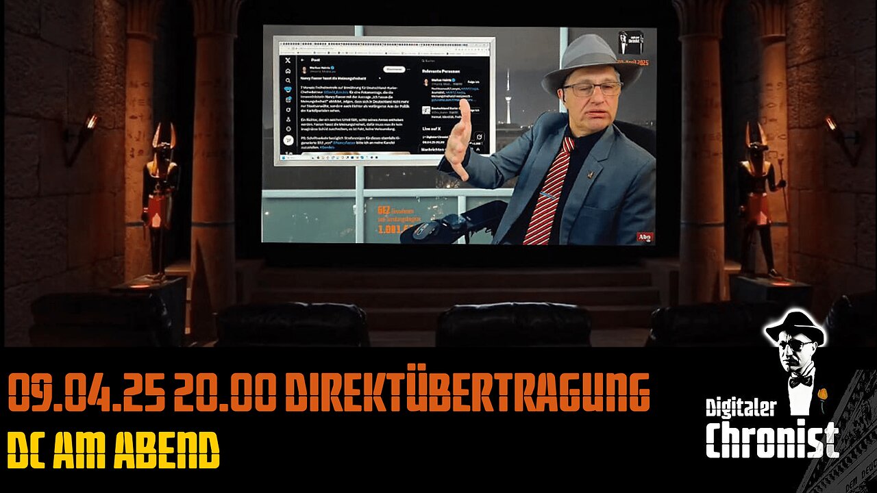 Aufzeichnung vom 09.04.25 Direktübertragung DC am Abend
