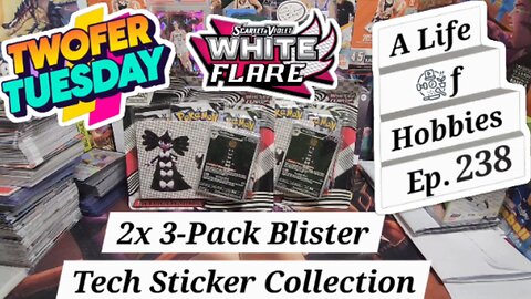 Twofer Tuesday Ft. Pokémon White Flare 3-Pack Tech Sticker Collection x2 e238