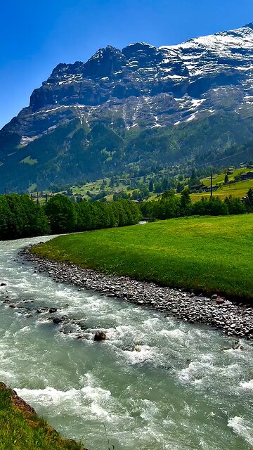 Stunning Snowy Mountains & Crystal Clear Lake | Nature at Its Finest”