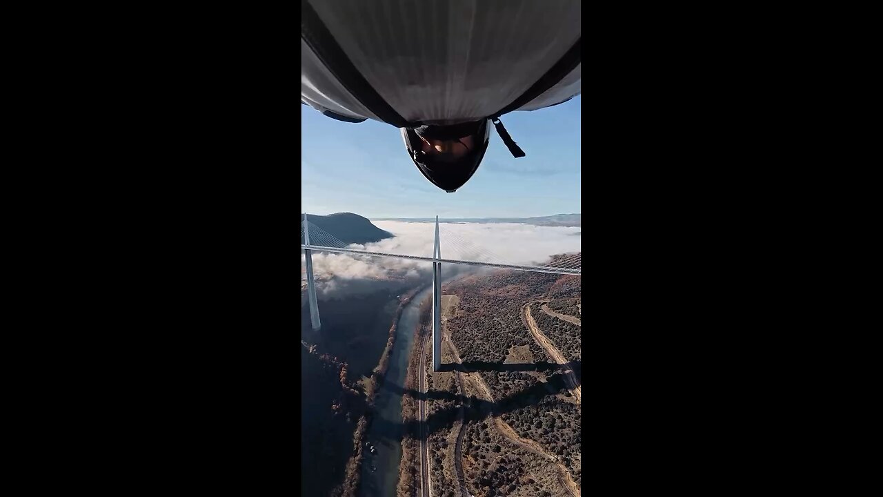 Threading the needle in a wingsuit—precision, skill, and pure adrenaline! #extreme