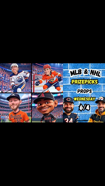 🔥8 HOT MLB PROPS | ⚾️ MLB PICKS TODAY | 🏒 NHL PROPS | WEDNESDAY 6/4/25