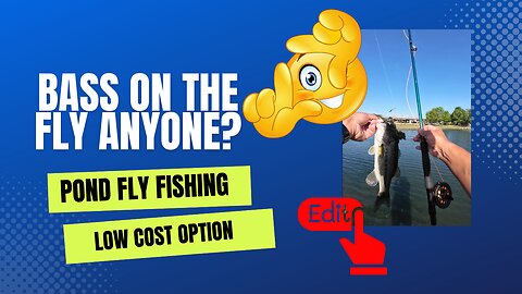 You don't need expensive gear to fly fish for Bass! Try this low cost option. 😃