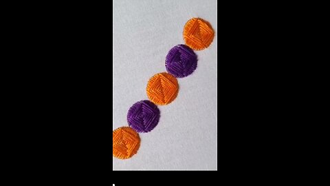 Flower making embroidery trick👍🏻 #empreendedorismo