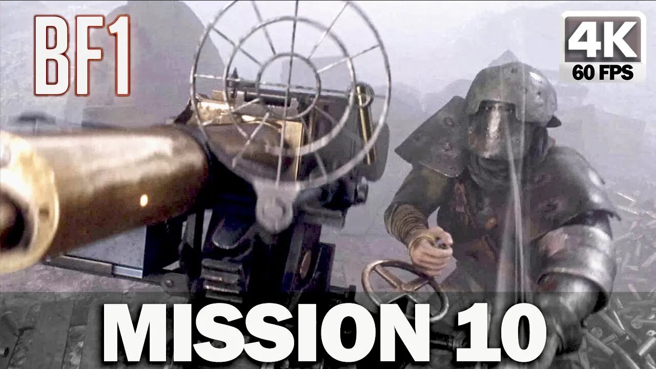 Battlefiled 1 mission 10 O La Vittoria Gameplay Walkthrough 4K60 No Commentary