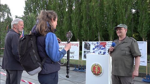 Interview mit Rüdiger Hoffmann am Tag des Sieges Berlin-Treptow 9. Mai 2025