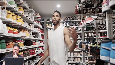 CHANNELADRIANTV Reacts to Jayson Tatum’s Sneaker Collection 🔥 | Jordans & Nikes Only!